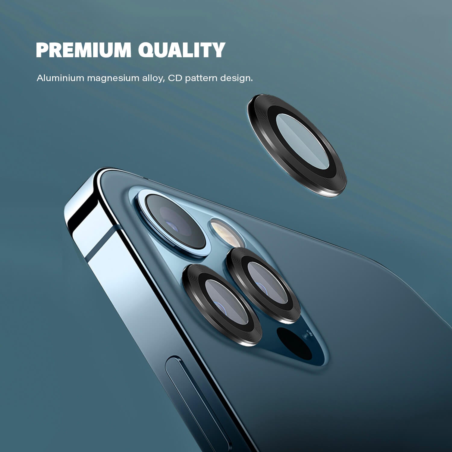 Type Gorilla iPhone 11 Pro Max Rear Camera Glass Protector Black