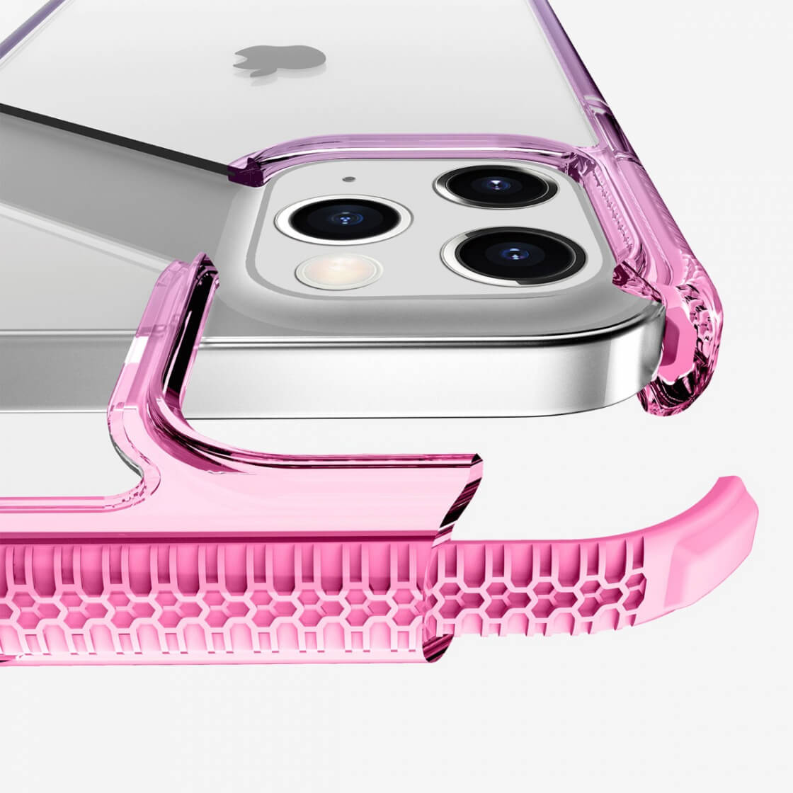 ITSKINS iPhone 12 Pro Max Case Supreme Prism Light Pink Grey