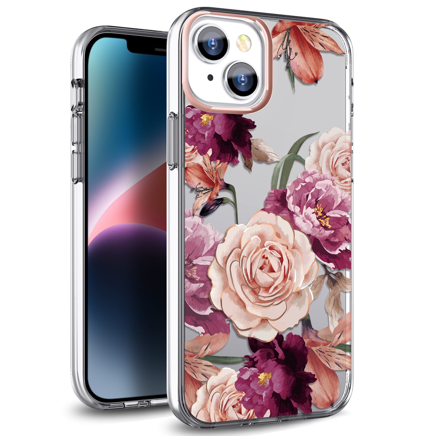 Tough On iPhone 14 Plus Case Flower Classic