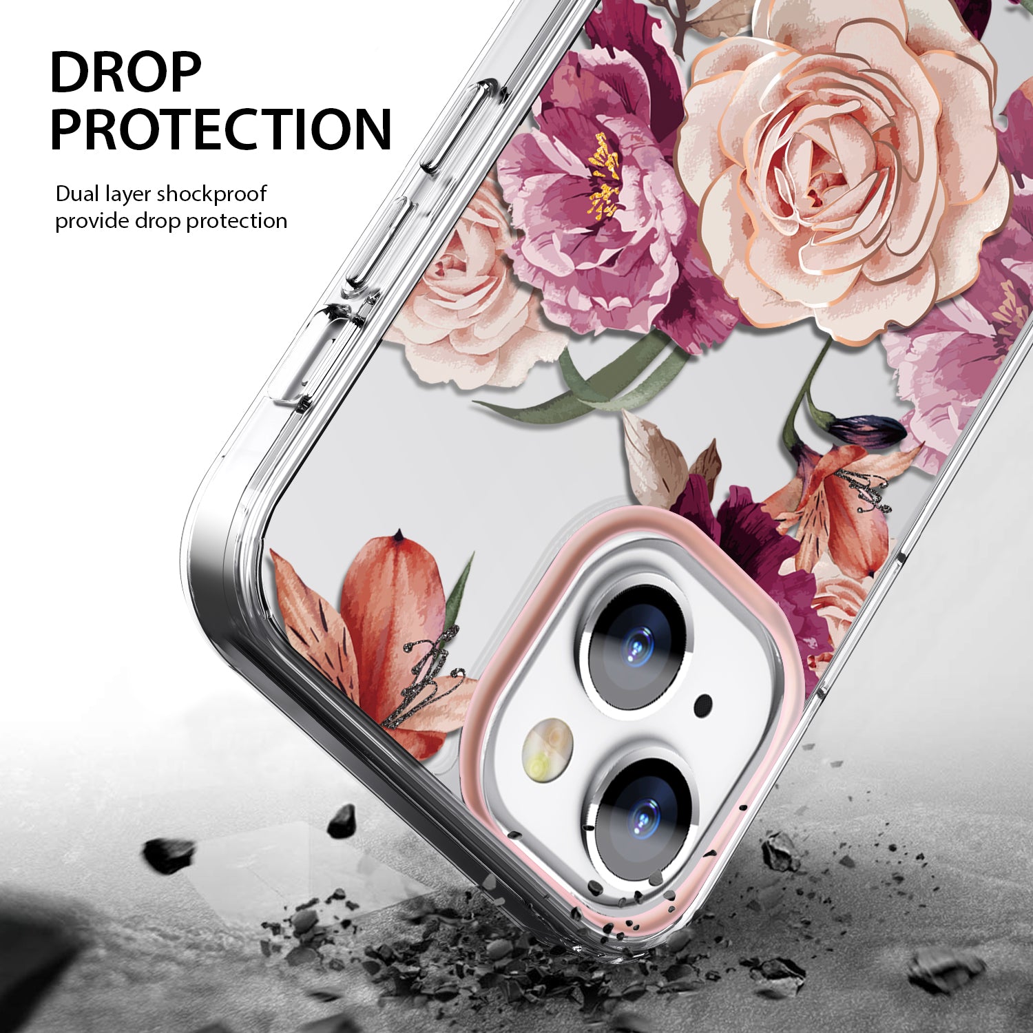 Tough On iPhone 14 Plus Case Flower Classic