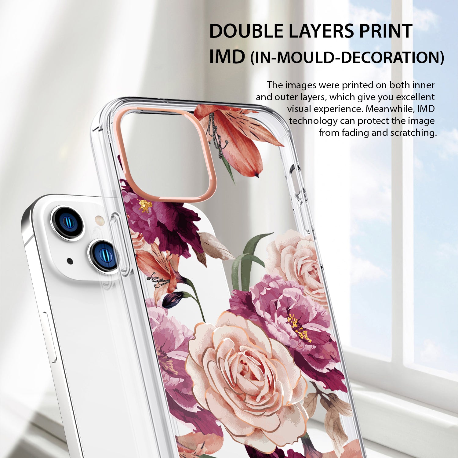 Tough On iPhone 14 Plus Case Flower Classic