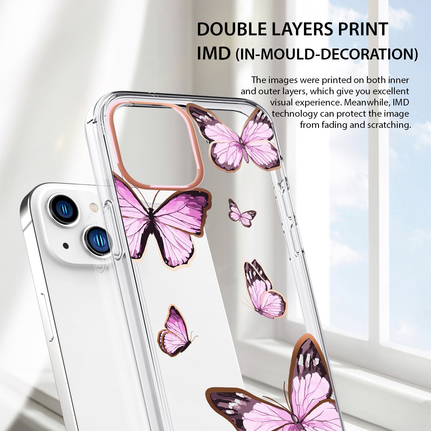 Tough On iPhone 14 Case Butterfly Classic