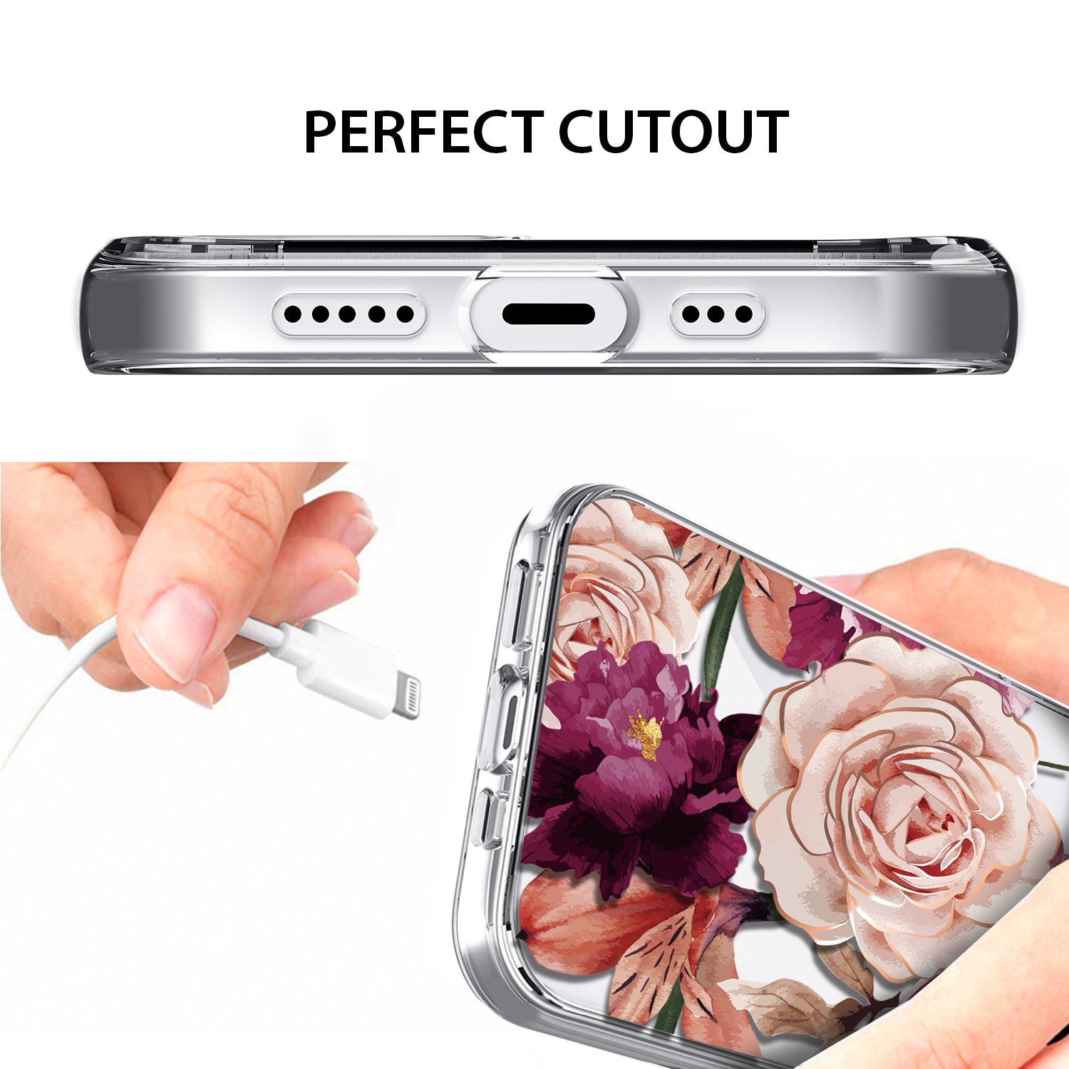 Tough On iPhone 14 Plus Case Flower Classic