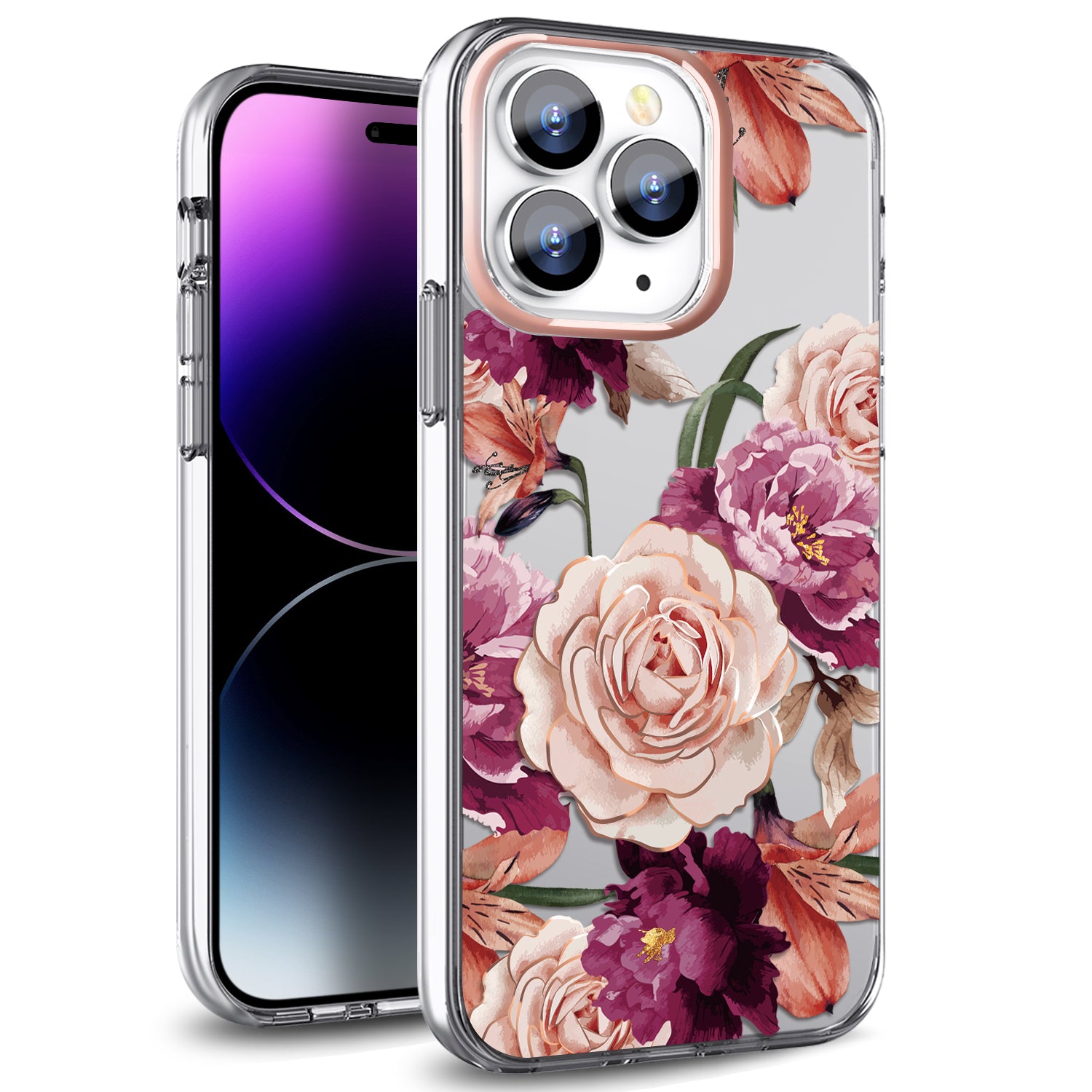 Tough On iPhone 14 Pro Case Flower Classic