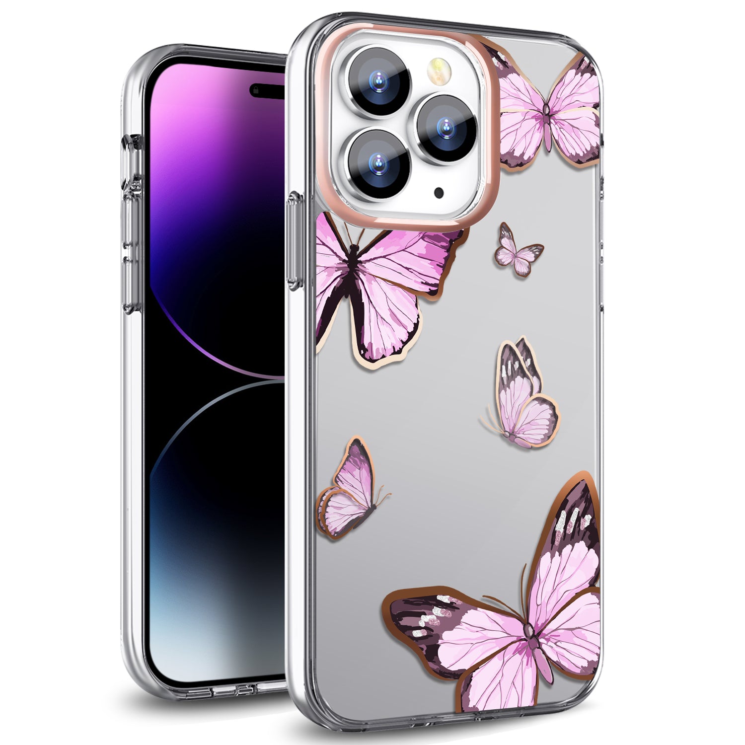 Tough On iPhone 14 Pro Case Butterfly Classic