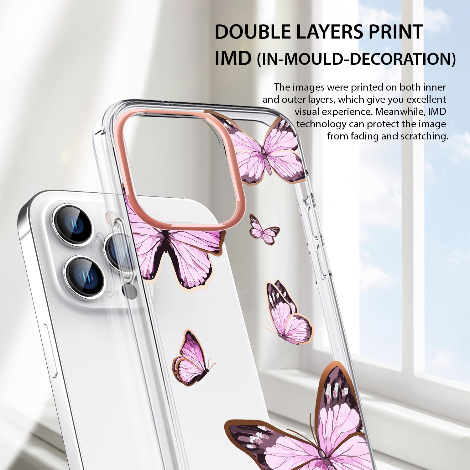 Tough On iPhone 14 Pro Case Butterfly Classic