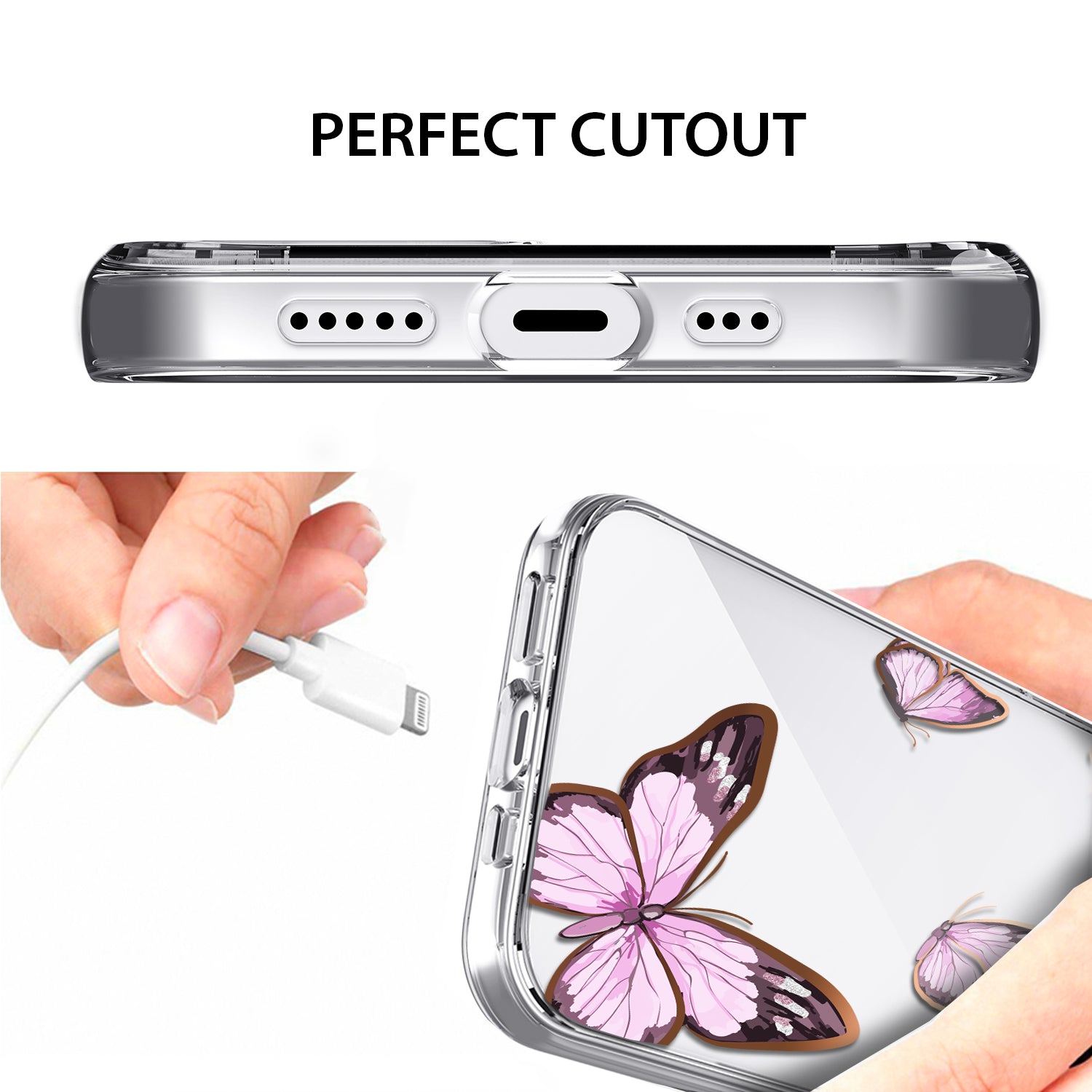 Tough On iPhone 14 Pro Max Case Butterfly Classic