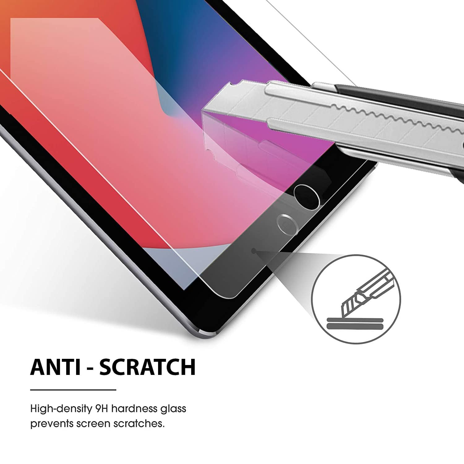 Tough On iPad 9 / 8 / 7th Gen 10.2" Tempered Glass Screen Protector