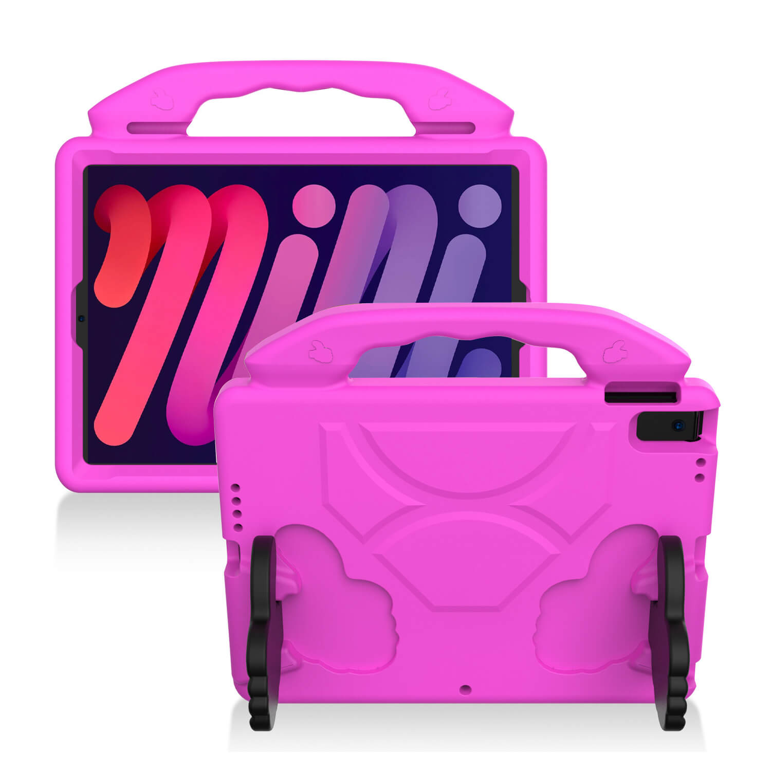 Tough On iPad Mini 6th Gen 8.3" Thumbs up Case Hot Pink