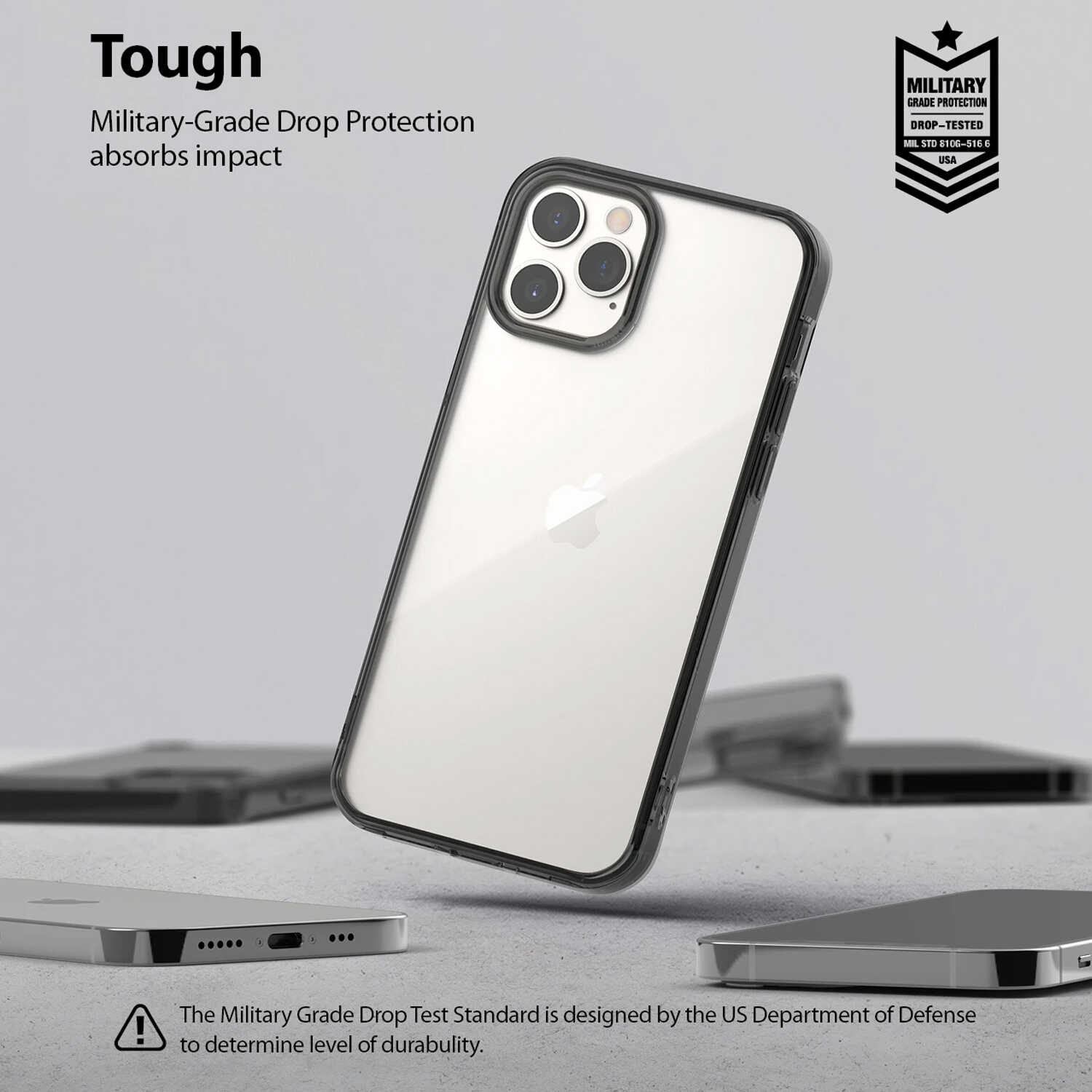 Ringke iPhone 12 / 12 Pro Case Fusion Smoke Black