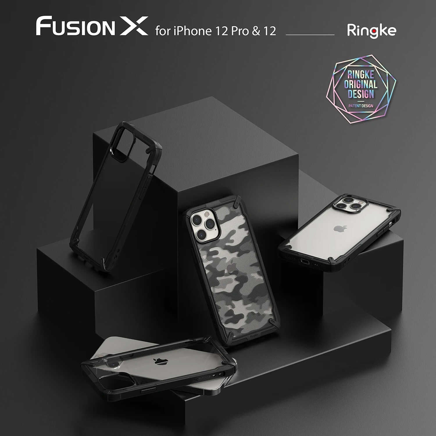 Ringke iPhone 12 Pro MaxCase Fusion-X Black