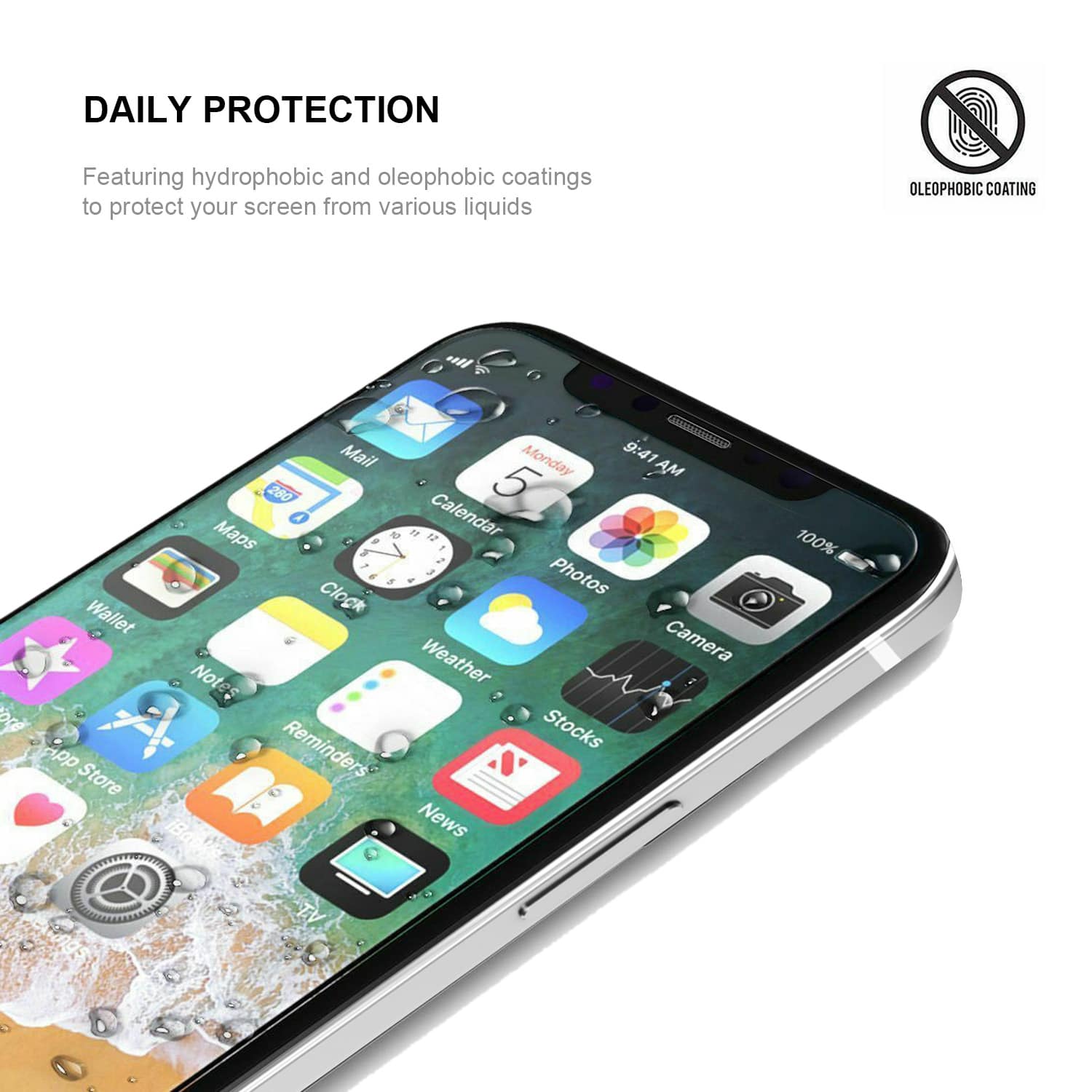 Tough On iPhone 12 mini Tempered Glass Screen Protector Double Strong Clear