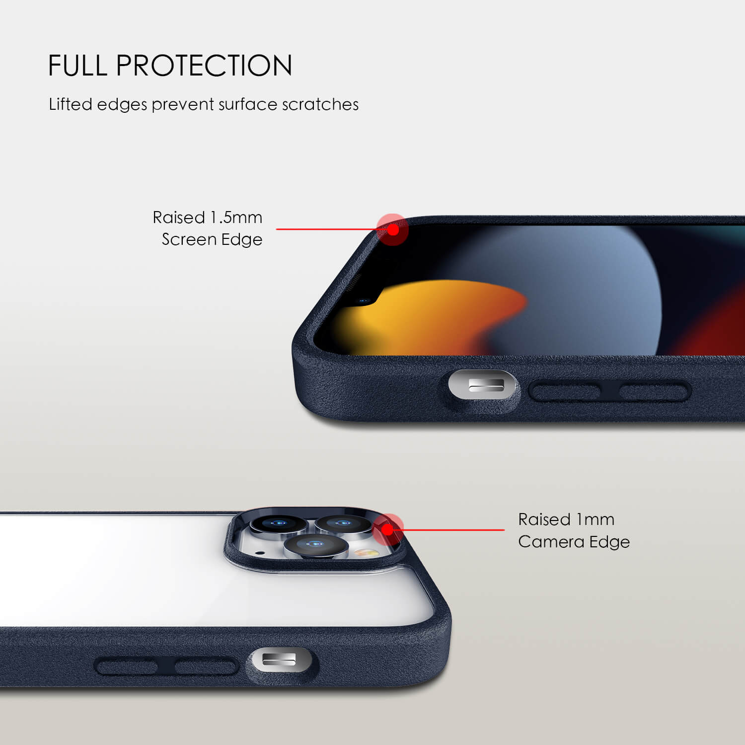 Tough On iPhone 13 Pro Max Case Tough Fusion Blue