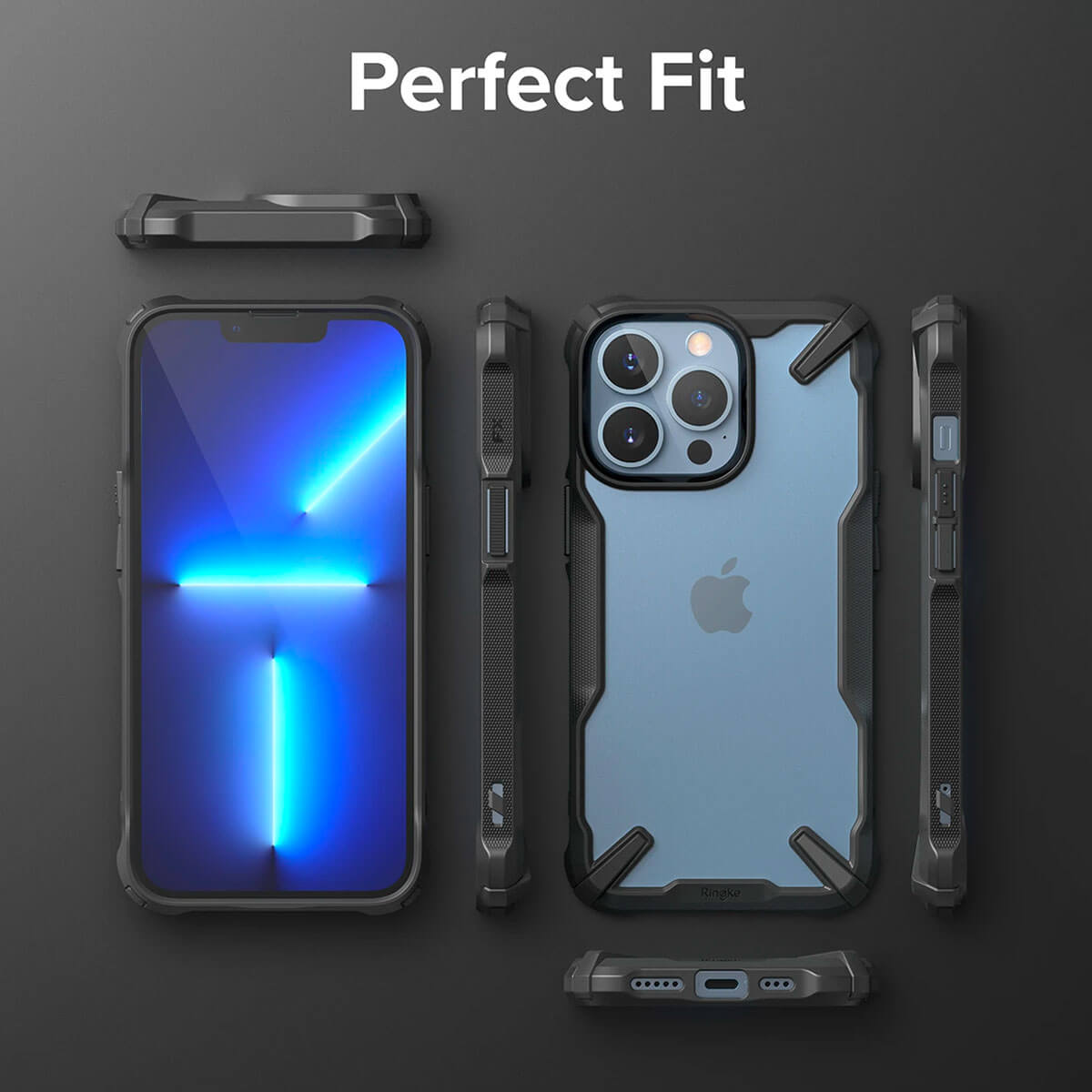 Ringke iPhone 13 Pro Case Fusion X Design Camo Black