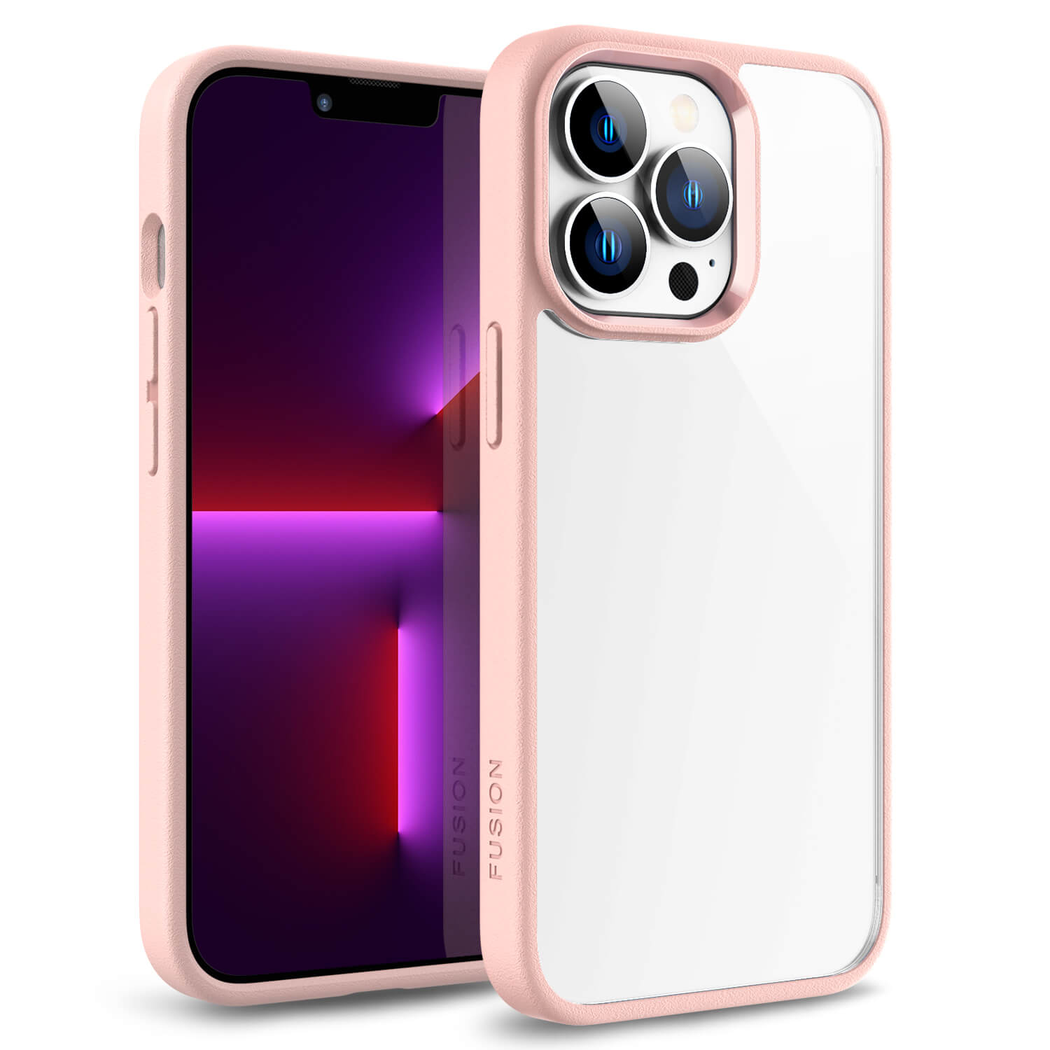 Tough On iPhone 13 Pro Max Case Tough Fusion Pink