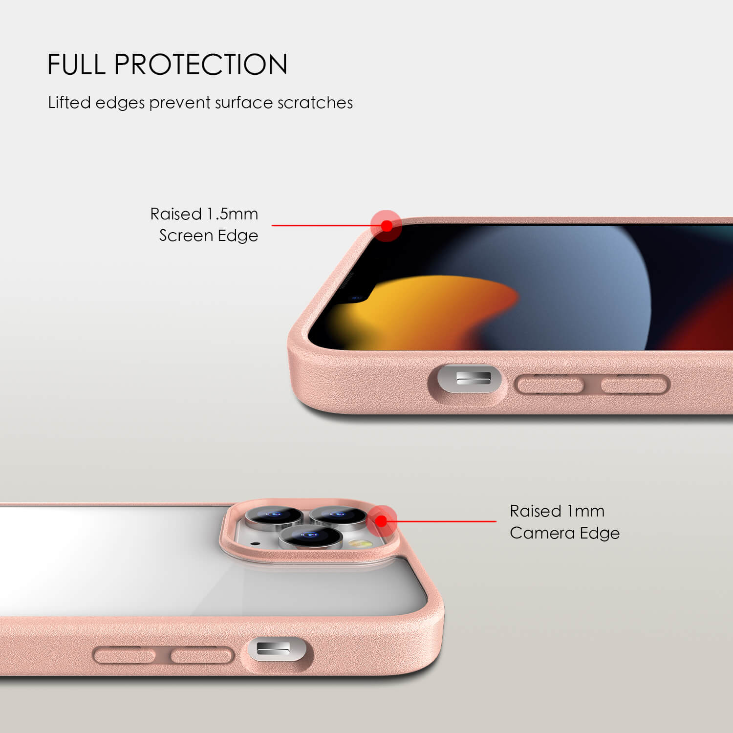 Tough On iPhone 13 Pro Max Case Tough Fusion Pink