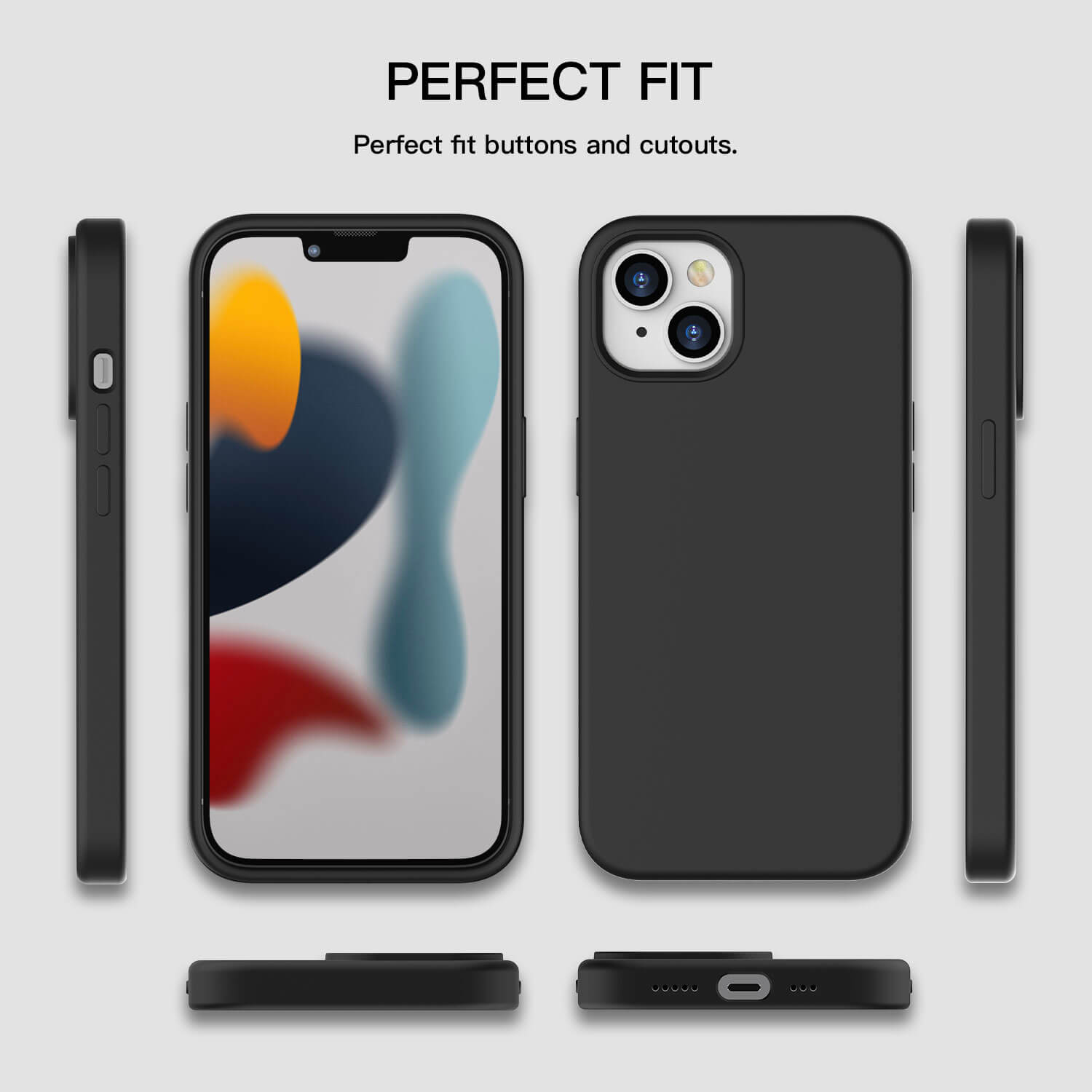 Tough On iPhone 13 Strong Liquid Silicone Case