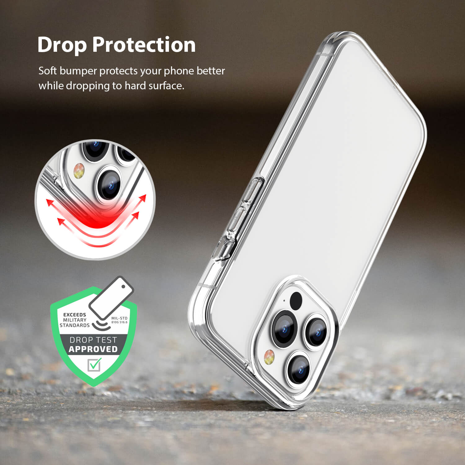 Tough On iPhone 13 Pro Case Clear