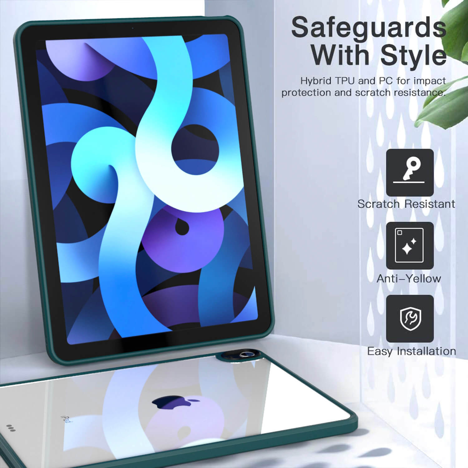 Tough On iPad Air 5 / Air 4 10.9" Case Fusion Dark Green