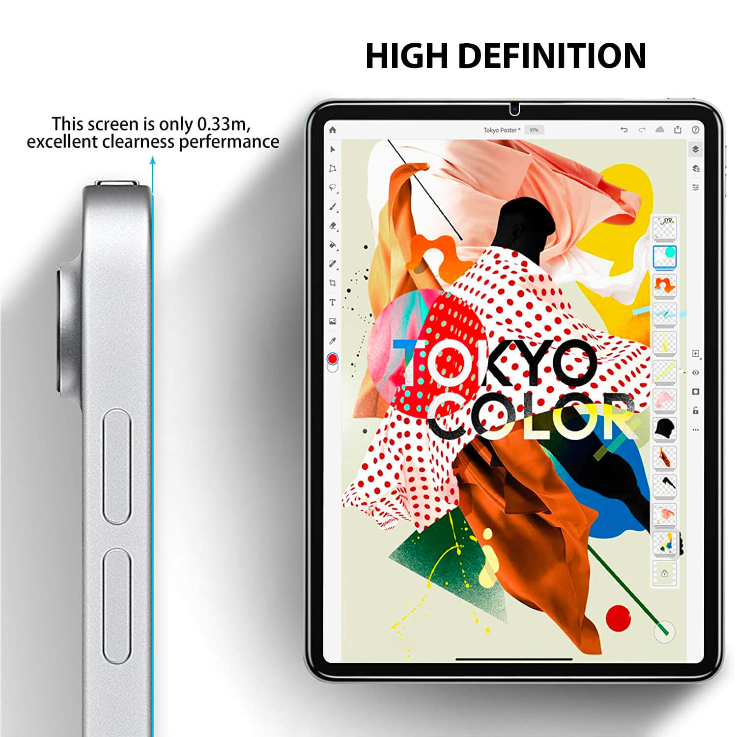 Tough on iPad mini 7/mini 6 Tempered Glass Screen Protector