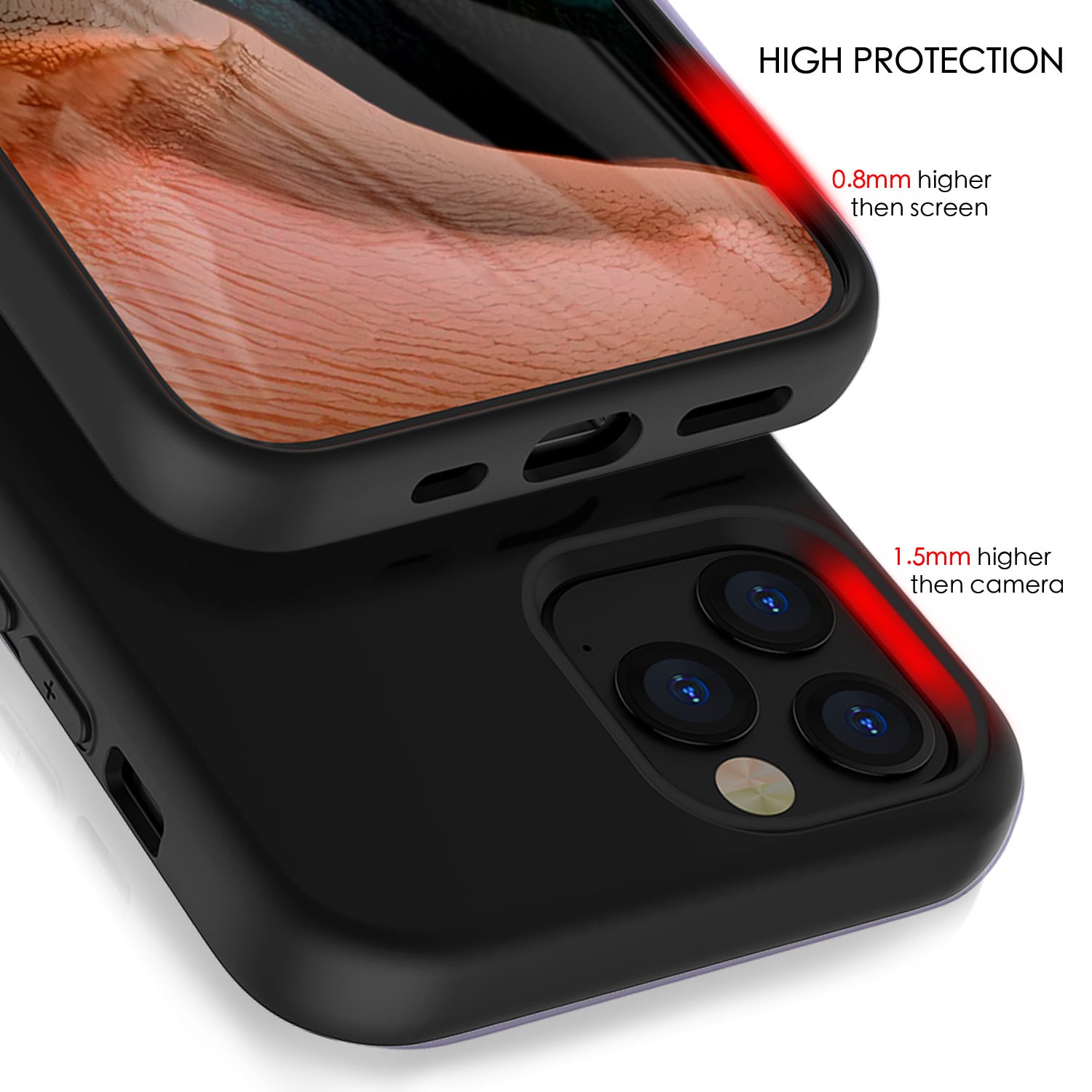 Tough On iPhone 12 / 12 Pro Case Strong Liquid Silicone