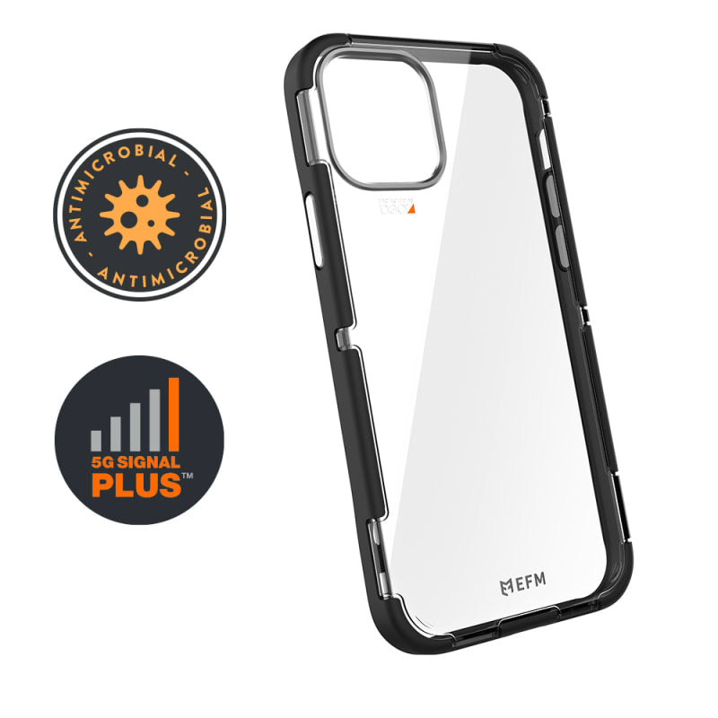 EFM iPhone 12 mini Case Cayman D3O® Armour Black & Space Grey