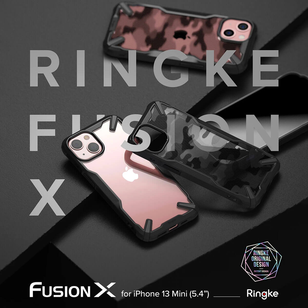 Ringke iPhone 13 Mini Case Fusion X Black