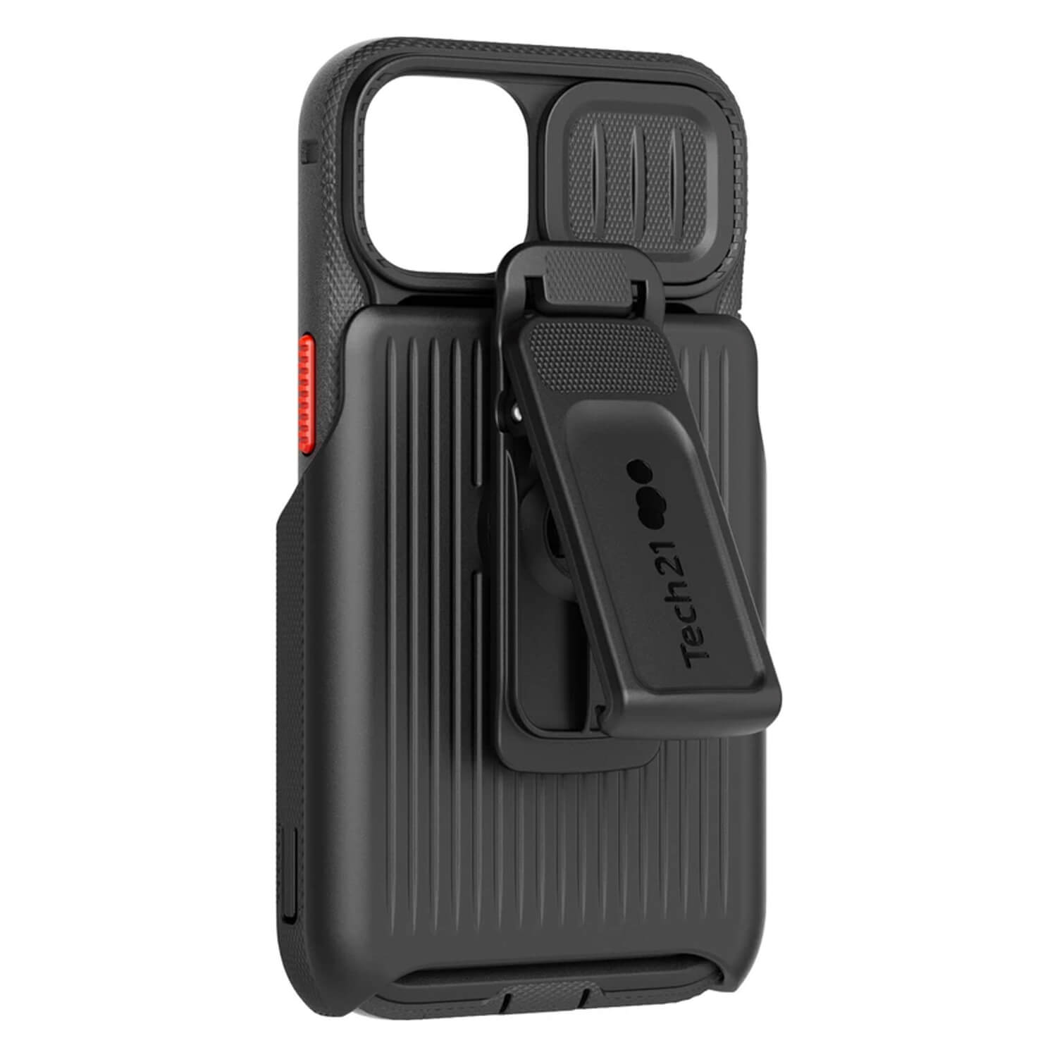 Tech21 iPhone 13 Case Evo Max Holster Off Black
