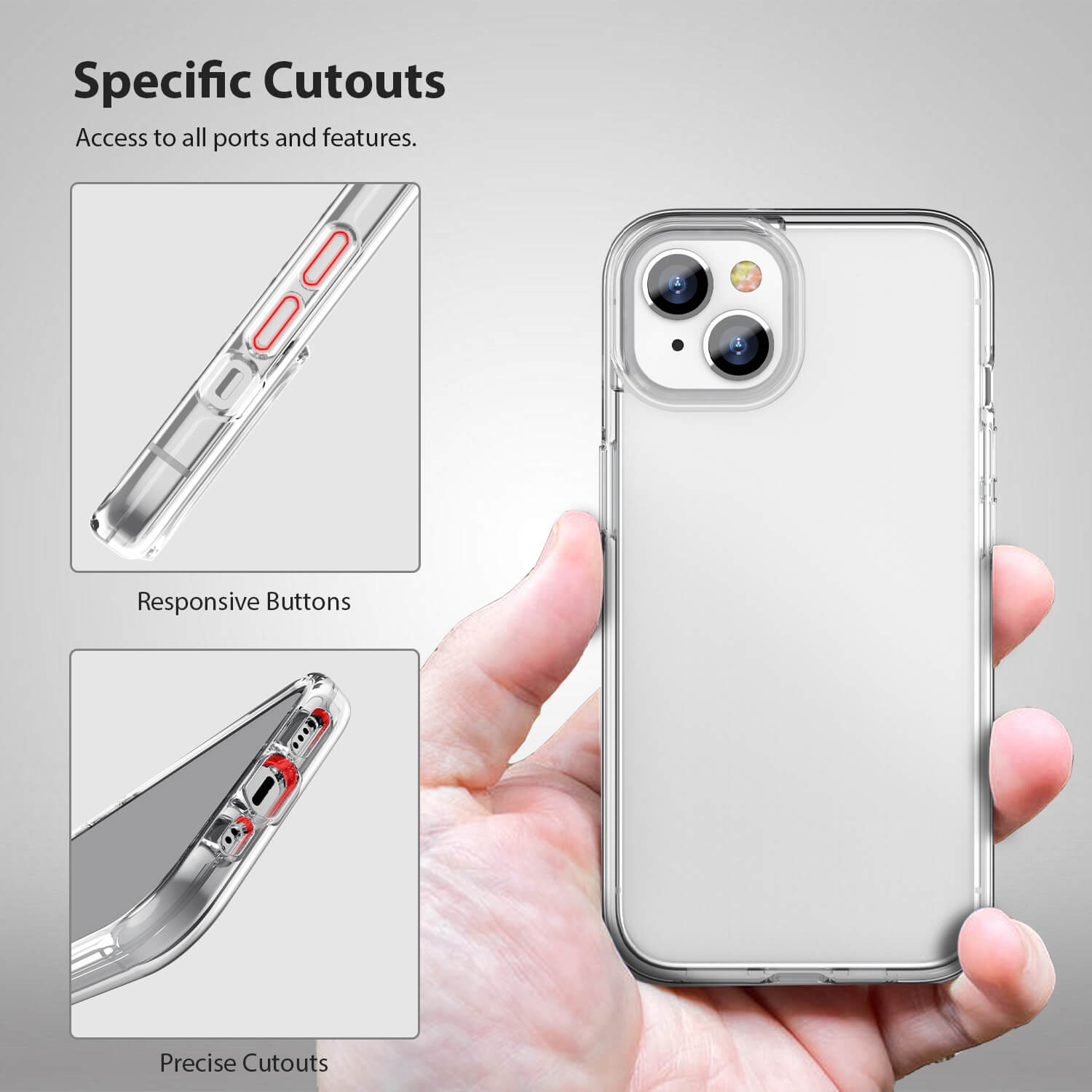 Tough On iPhone 13 Case Clear