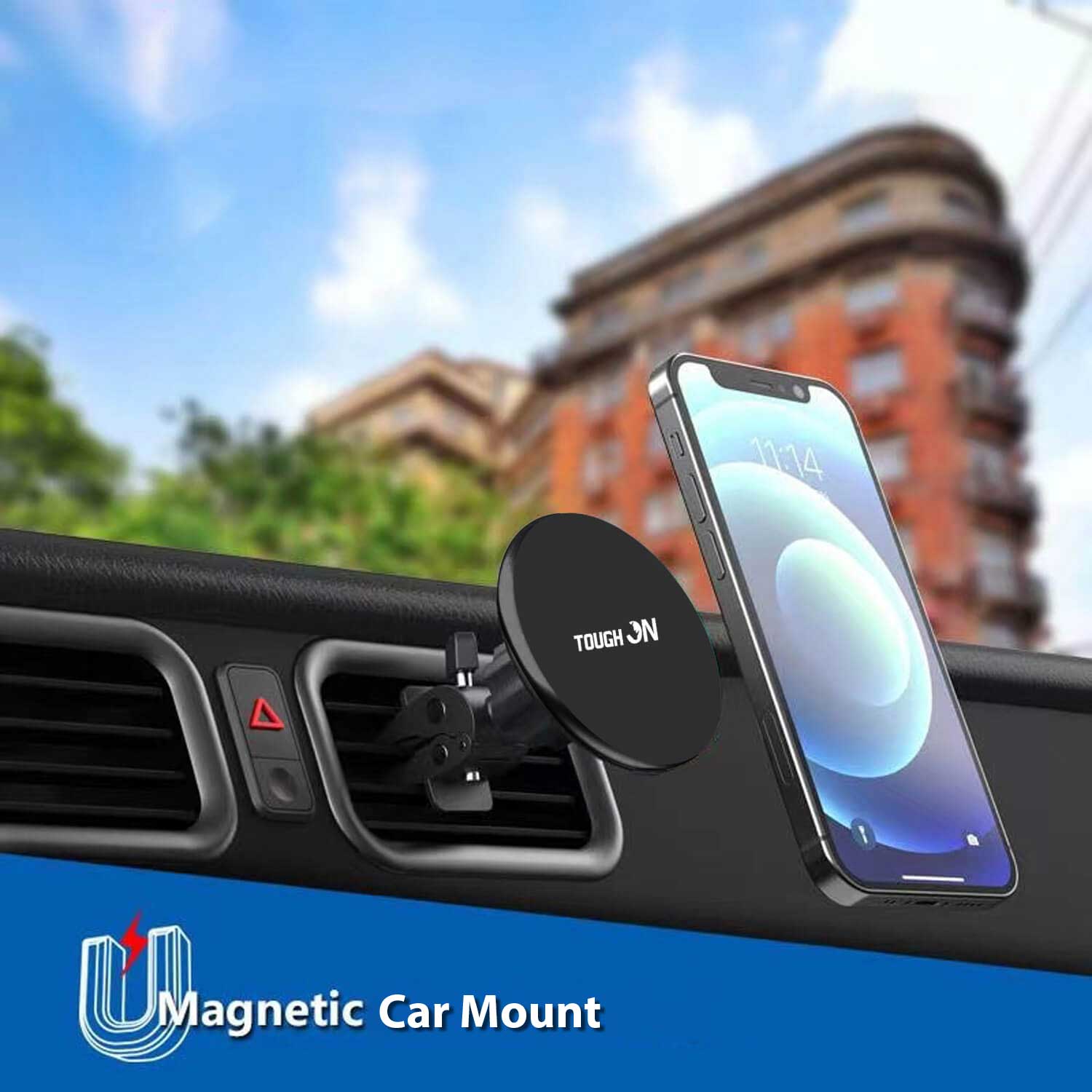 Tough On Power Universal Magnetic Car Mount 2 in 1