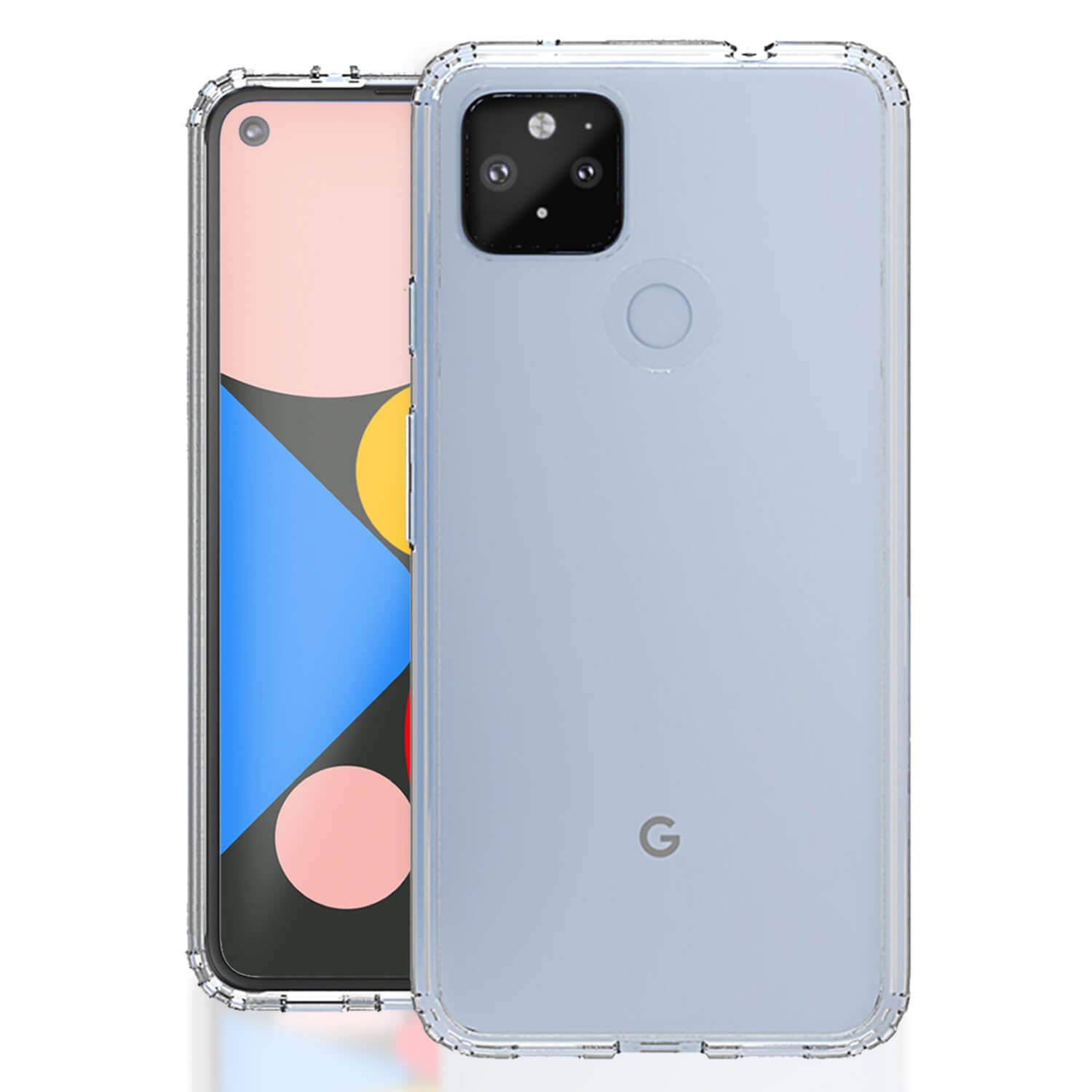 Tough On Google Pixel 4a 5G Case Slim Hybrid Clear