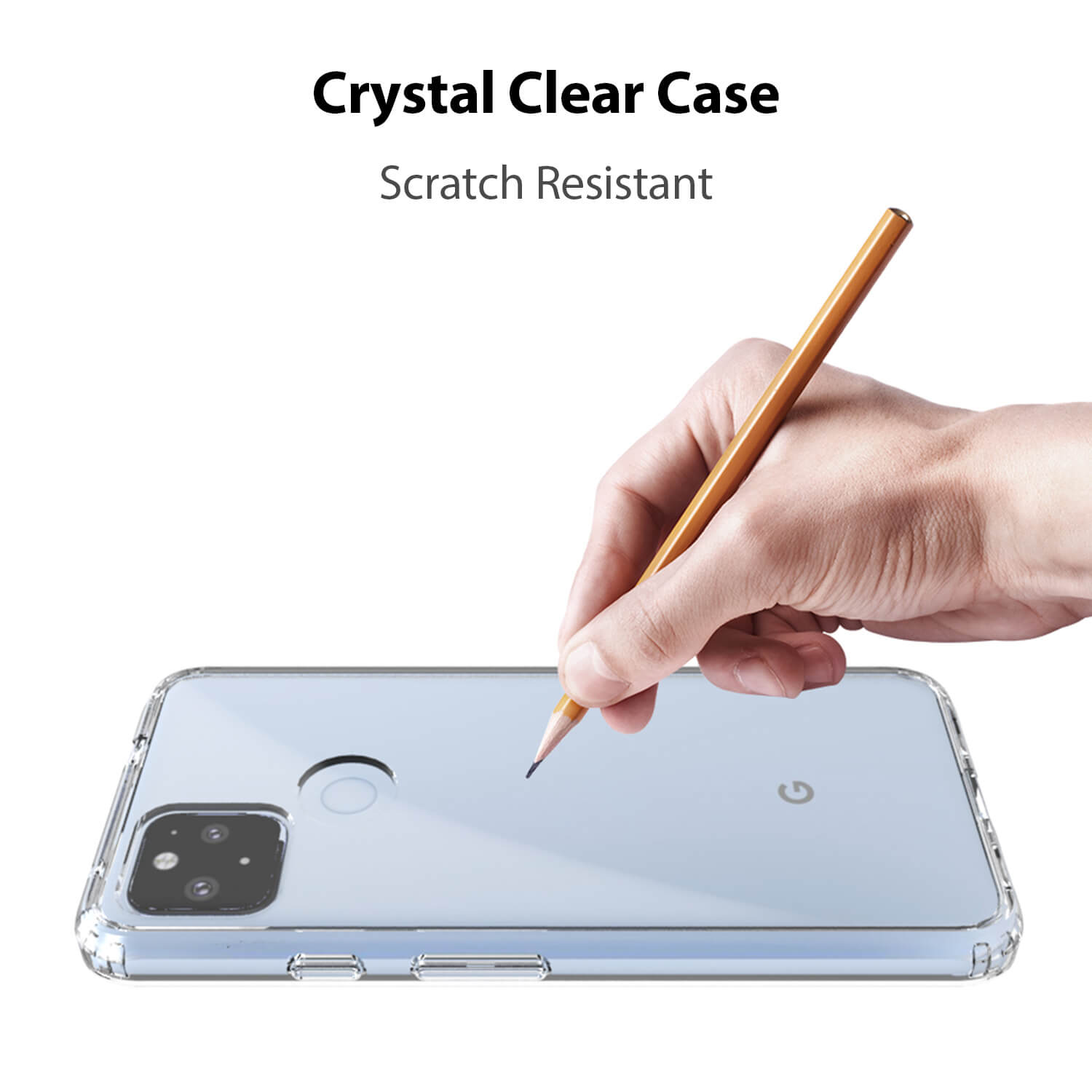 Tough On Google Pixel 4a 5G Case Slim Hybrid Clear
