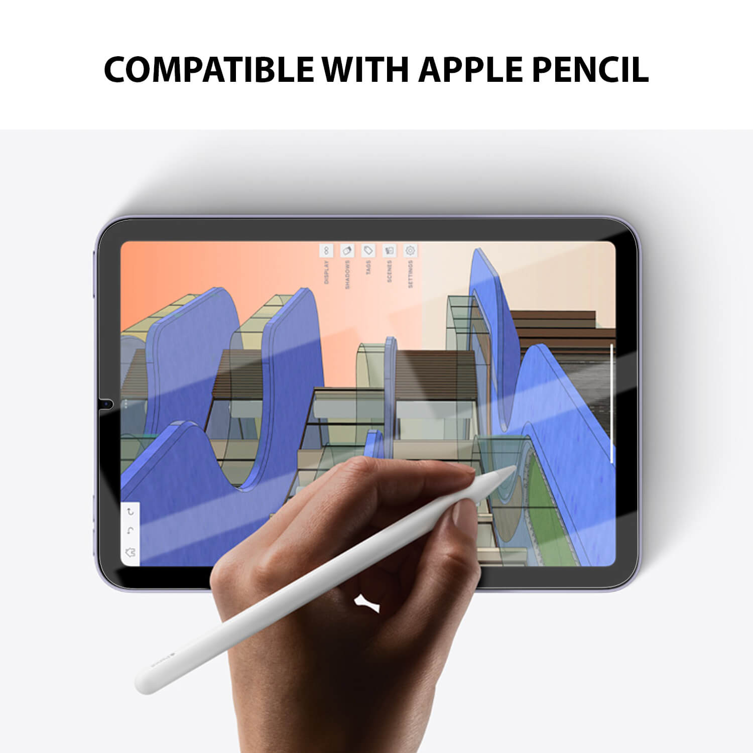 Tough on iPad mini 7/mini 6 Tempered Glass Screen Protector