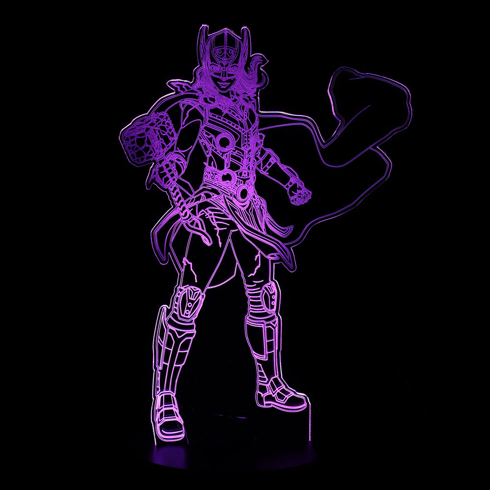 Marvel 3D RGB App Controlled USB LED Night Light Thor LAT version 2